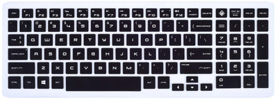 Saco Silicone Keyboard Protector Skin Cover for 15.6 Inch 15-DC 15-dc0010nr 15-dc0020nr 15-dc0030nr 15-dc0051nr dc0052nr 15-dc0086nr 15-dc0087nr 15-dc0096nr Laptop Keyboard Skin(Black)