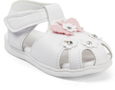 

KITTENS Girls Velcro Flats(White