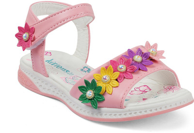 

KITTENS Girls Velcro Flats(Pink