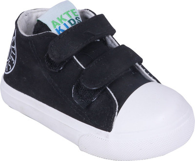 

FEETWELL Boys & Girls Velcro Sneakers(Black