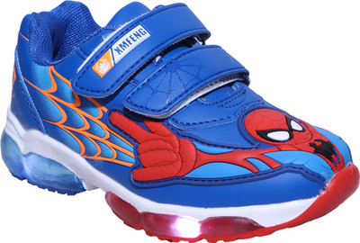 

FEETWELL Boys Velcro Running Shoes(Blue, Royal blue