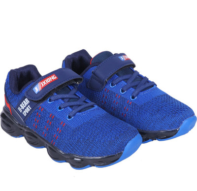 

FEETWELL Boys Velcro Running Shoes(Blue