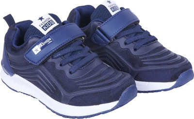 

FEETWELL Boys Velcro Sneakers(Blue