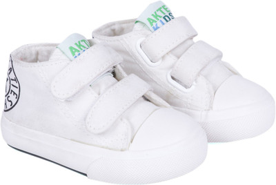 

FEETWELL Boys & Girls Velcro Sneakers(White