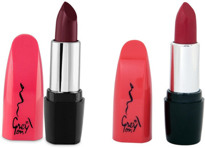 

GREY ON Creme Matte Lipstick 326,330 Combo(Brown, Red)