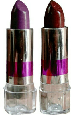 

Bagani Lipsticks Combo Makeup Set of 2(Maroon, Purple)