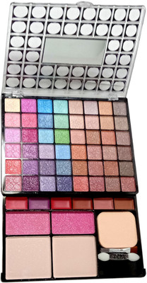 

Fashion Avenue Makeup Kit With 48 Eyeshadow 2 Compact {1 Matt} {1 Shimmer} 2 blush 6 LIPISTICK With Brushes