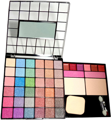 

Fashion Avenue Makeup Kit With 36 Eyeshadow 2 Compact {1 Matt} {1 Shimmer} 2 blush 6 LIPISTICK With Brushes