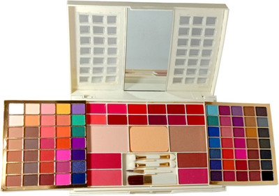 

Fashion Avenue 70 Color Eyeshadow 35 Matt [35 Velvet] 12 Lip Gloss {4 Blusher} [2 face Powder] Women Makeup Kits [Girls Makeup kits] For Professional Use [party use]