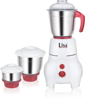 

lisa va 750 Mixer Grinder(White, 3 Jars)