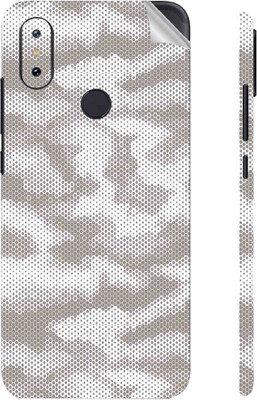 Snooky Mi A2 Mobile Skin(White Camouflage)
