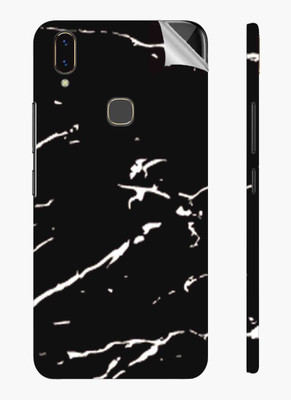 Snooky Vivo V9 Mobile Skin(Black Marble)