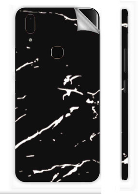 Snooky Vivo V9 Youth Mobile Skin(Black Marble)