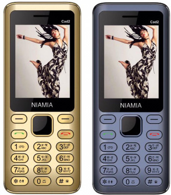 

Niamia CAD 2 Combo of Two Mobiles(Gold&Blue)