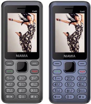 

Niamia CAD 2 Combo of Two Mobiles(Grey&Blue)