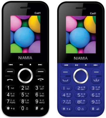 

Niamia CAD 1 Combo of Two Mobiles(Black&Blue)