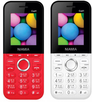 

Niamia CAD 1 Combo of Two Mobiles(Red&White)