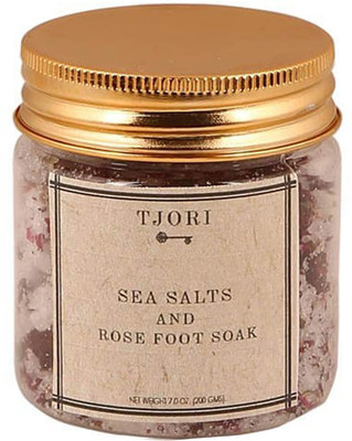 

Tjori Sea Salts and Rose Foot Soak For Relaxing Sore Muscles, 200g(200 ml)