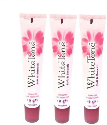 White Tone Face Cream, Sun Protection Soft & Smooth, 25g x 3(75 ml)