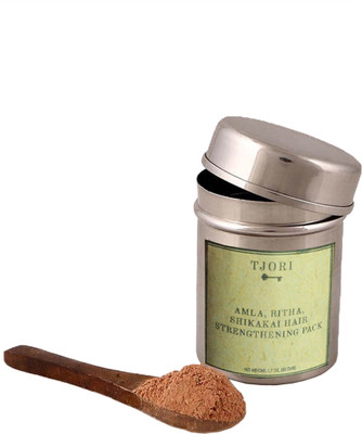

Tjori Hair Strengthening Pack With Amla Ritha Shikakai For Hair Growth, 50g(50 ml)
