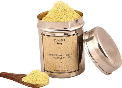 

Tjori Body & Facial Hair Removal Uptan With Himalayan Pink Salt, 50g Set of 3(150 ml)