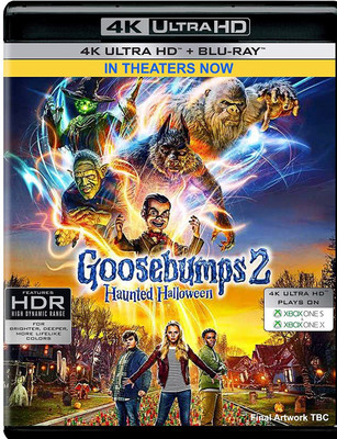 

Goosebumps 2: Haunted Halloween (4K UHD & HD) (Region Free)(4K(UHD) Blu-ray English)