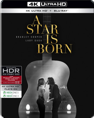 

A Star is Born (2018) (Steelbook) (4K UHD + HD) (2-Disc)(4K(UHD) Blu-ray English)