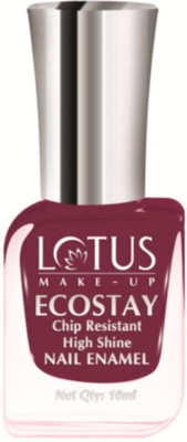 

Lotus Make-up EcoStay High Shine NAIL ENAMEL E48 BERRY WINE 10ml BERRY WINE