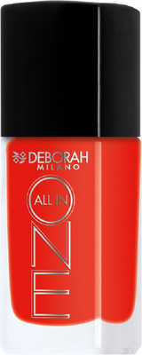 

Deborah Milano ALL IN ONE NAIL ENAMEL - 8 NAIL POLISH ORANGE RED