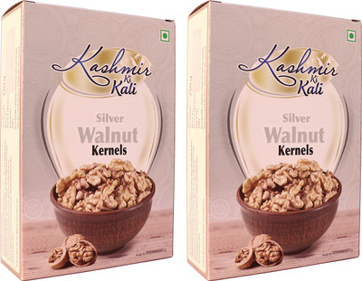 

Kashmir Ki Kali Silver Walnut Kernels 250g (Pack of 2) Walnuts(500 g, Box)