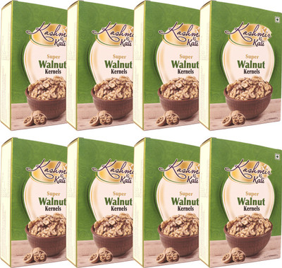 

Kashmir Ki Kali Super Walnut Kernels 250g (Pack of 8) Walnuts(2 kg, Box)