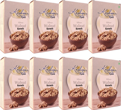 

Kashmir Ki Kali Silver Walnut Kernels 250g (Pack of 8) Walnuts(2 kg, Box)