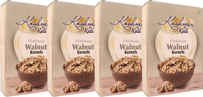 

Kashmir Ki Kali Platinum Walnut Kernels 250g (Pack of 4) Walnuts(1 kg, Box)