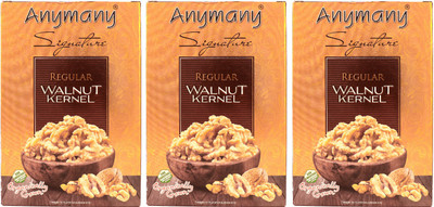 

Anymany Regular Walnut Kernels 250g (Pack of 3) Walnuts(750 g, Box)