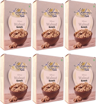 

Kashmir Ki Kali Silver Walnut Kernels 250g (Pack of 6) Walnuts(1500 g, Box)