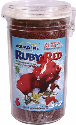 

JAINSONS PET PRODUCTS Jainsons Pet Products Aquadene Ruby Red Complete Nutritional Fish Food (2 Liter) 2 L Wet Fish Food