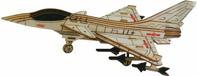 

Webby 3D DIY Wooden Fighter Plane Jigsaw Puzzle(55 Pieces)