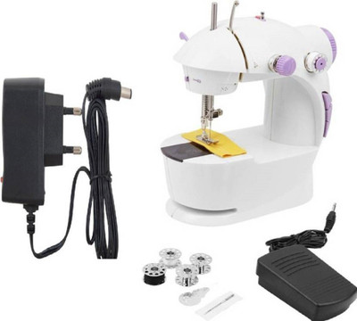 QUALIMATE Mini Sewing Machine Electric Electric Sewing Machine( Built-in Stitches 12)