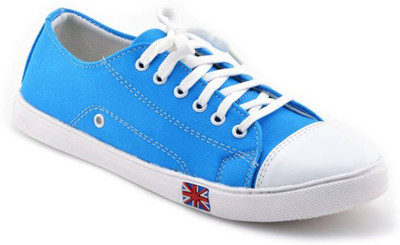 ventino Canvas Shoes For Men(Blue, White, Skyblue