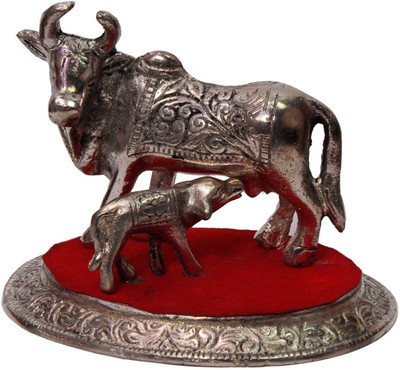 

Panchal Choice Aluminium Decorative Platter(Silver)