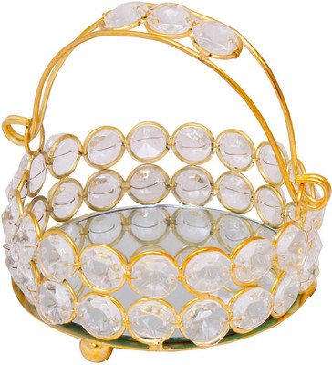 

Chesta Enterprises Crystal Decorative Platter(Clear)