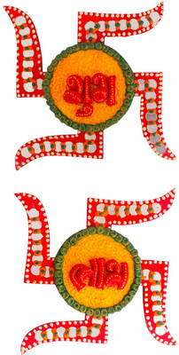 

Panchal Choice Wooden Decorative Platter(Multicolor, Pack of 2)