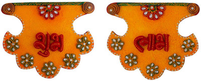

Panchal Choice Wooden Decorative Platter(Multicolor, Pack of 2)