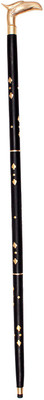 

Little Jaipur Traditional Wooden Walking Stick Handicraft Decorative Showpiece - 93.98 cm(Wooden, Black, Gold)