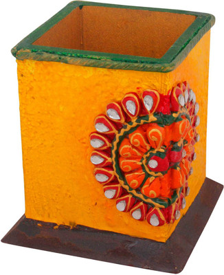 

Chesta Enterprises 1 Compartments Wood Pen Stand(Multicolor)