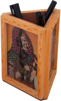 

Halowishes Decorative Showpiece - 9 cm(Wooden, Multicolor)