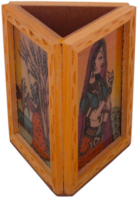 

Chesta Enterprises 1 Compartments Wooden Pen Box(Multicolor)