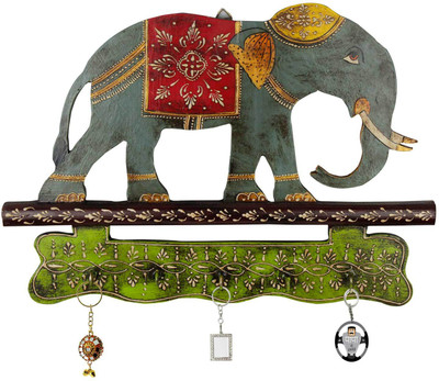 

Panchal Choice Wooden Decorative Platter(Multicolor)