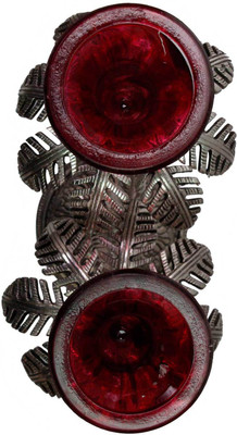 

Chesta Enterprises Carbon Steel 2 - Cup Candle Holder(Silver, Maroon, Pack of 1)