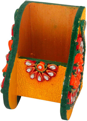 

Chesta Enterprises 1 Compartments Wooden Mobile Stand(Multicolor)